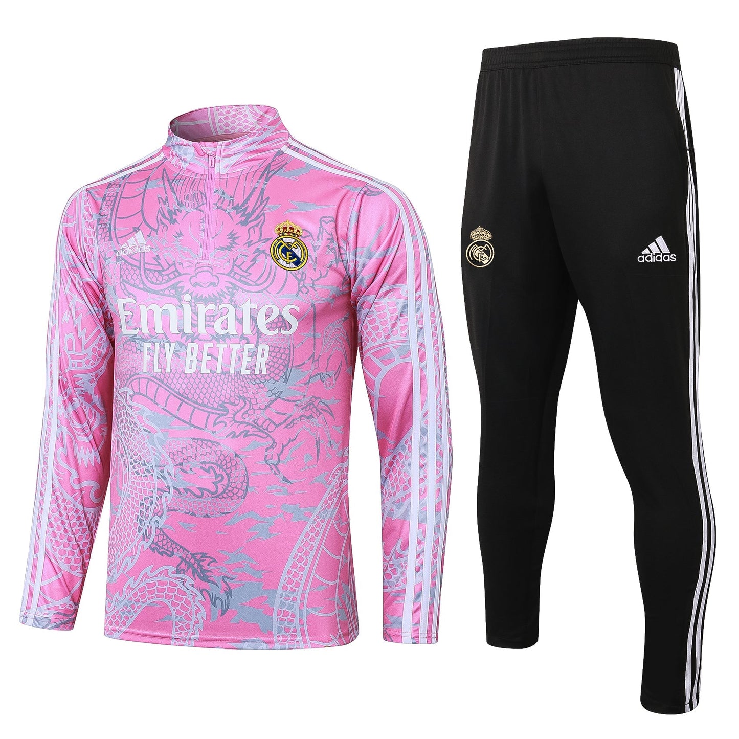 Real Madrid training suit half pull