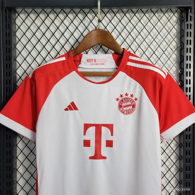 23-24 KIDS Bayern Munich Home Jersey Size