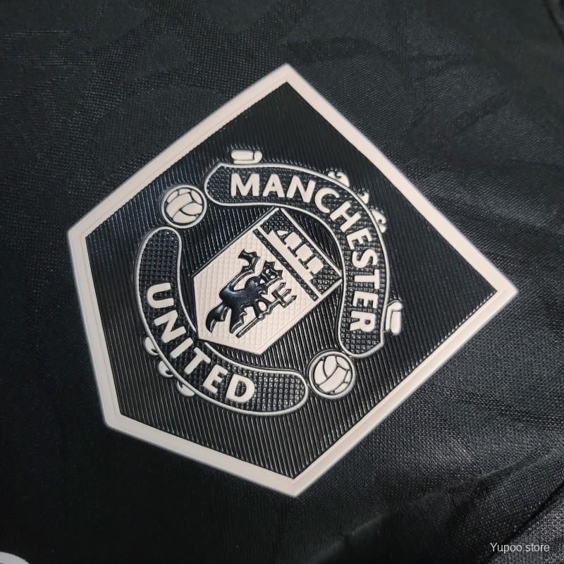 Player Version 23-24 Manchester United Co-branded Black Jersey