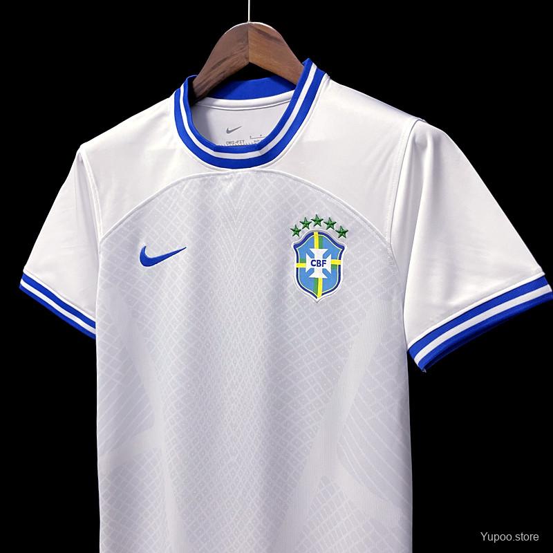 2022 Brazil Away Soccer Jersey