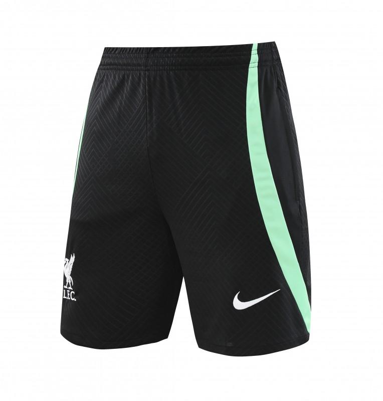 23-24 Liverpool Black Green Short Sleeve+Shorts