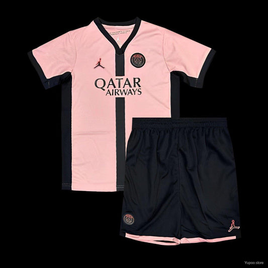 Kids PSG Third Pink Jersey