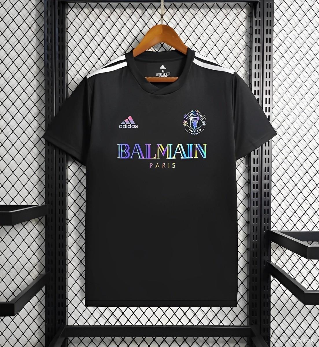 24/25 Manchester United x Balmain Black Training Jersey