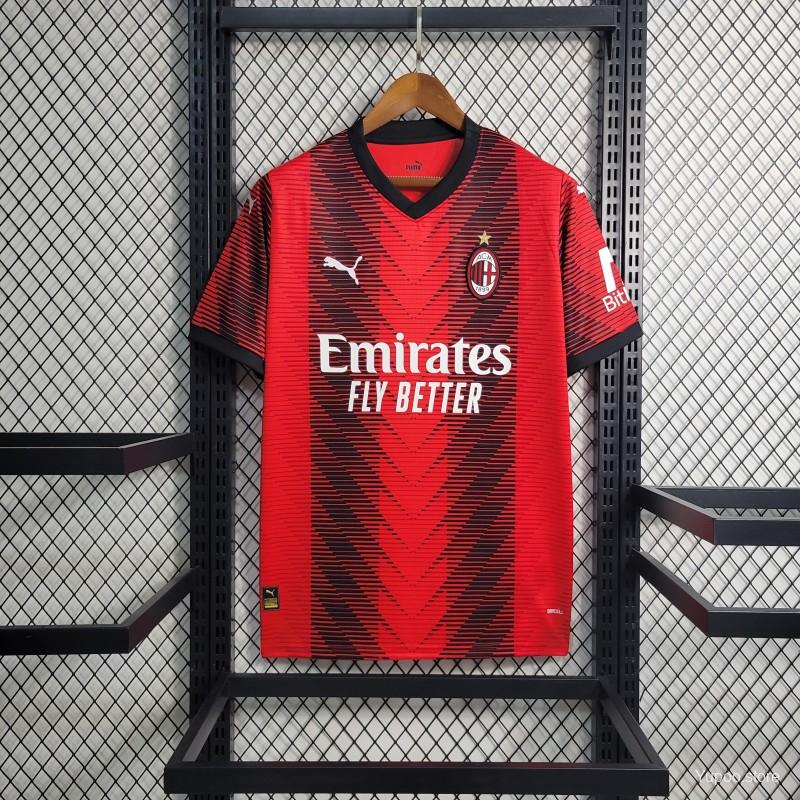 23-24 AC Milan Home Jersey