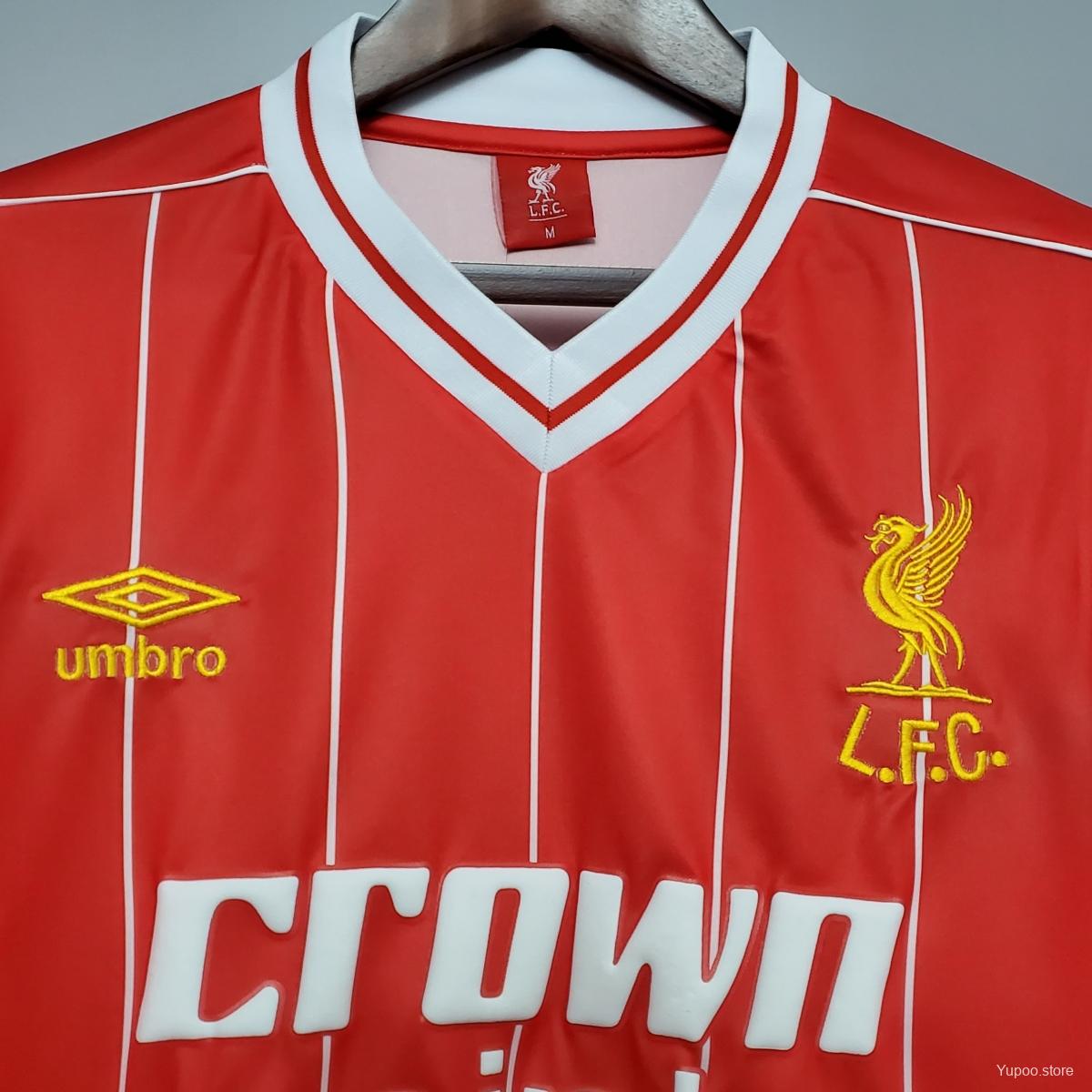 Retro 1984 Liverpool home Soccer Jersey