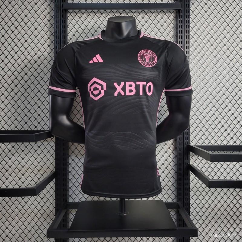 Player Version 23-24 Inter Miami Away Black Jersey