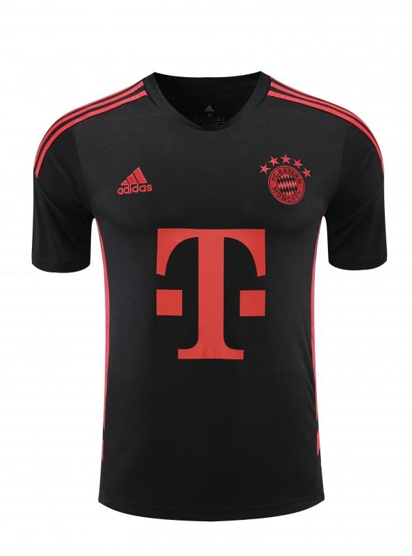 23-24 Bayern Munich Black Red Short Sleeve+Shorts