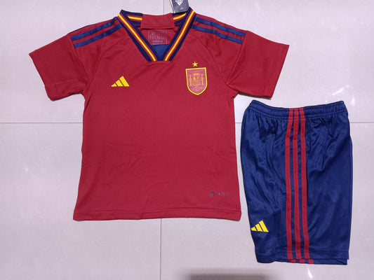 2022 Spain Home World Cup Kids