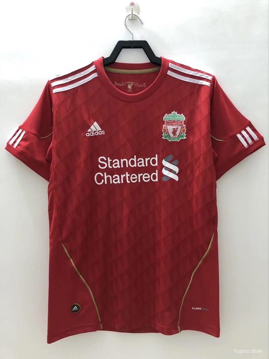 Retro 10/11 Liverpool Home Soccer Jersey