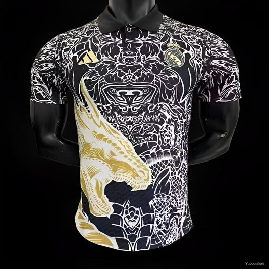 Player Version 23/24 Real Madrid Black Dragon Special Jersey