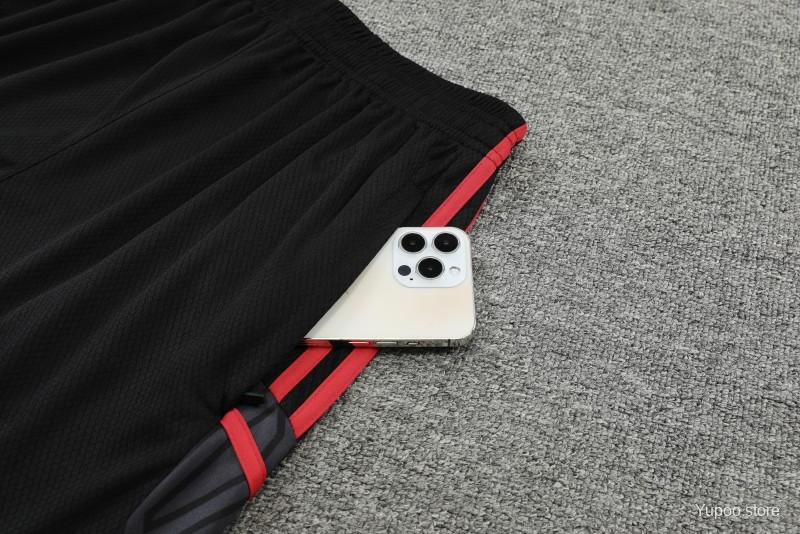 23-24 Bayern Munich White Black Vest Jersey+Shorts