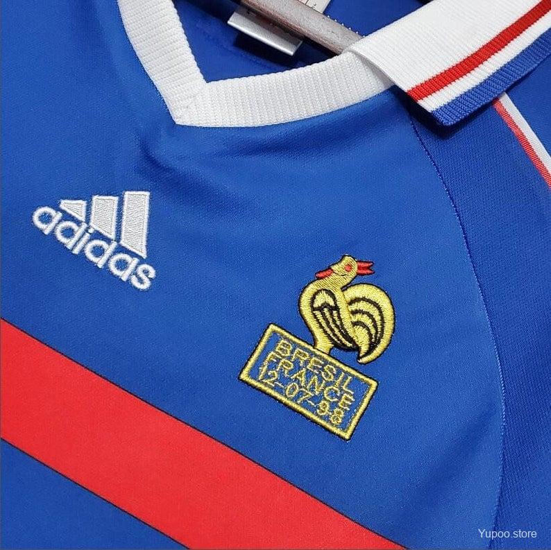 Retro 1998 France Home Jersey