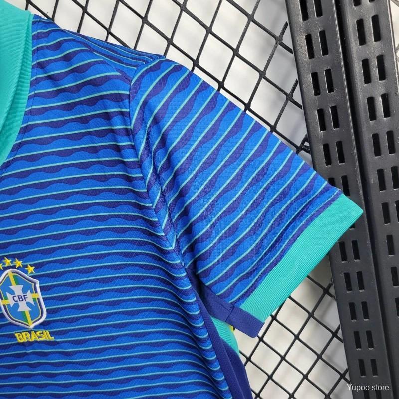 24/25 Kids Brazil Away Jersey