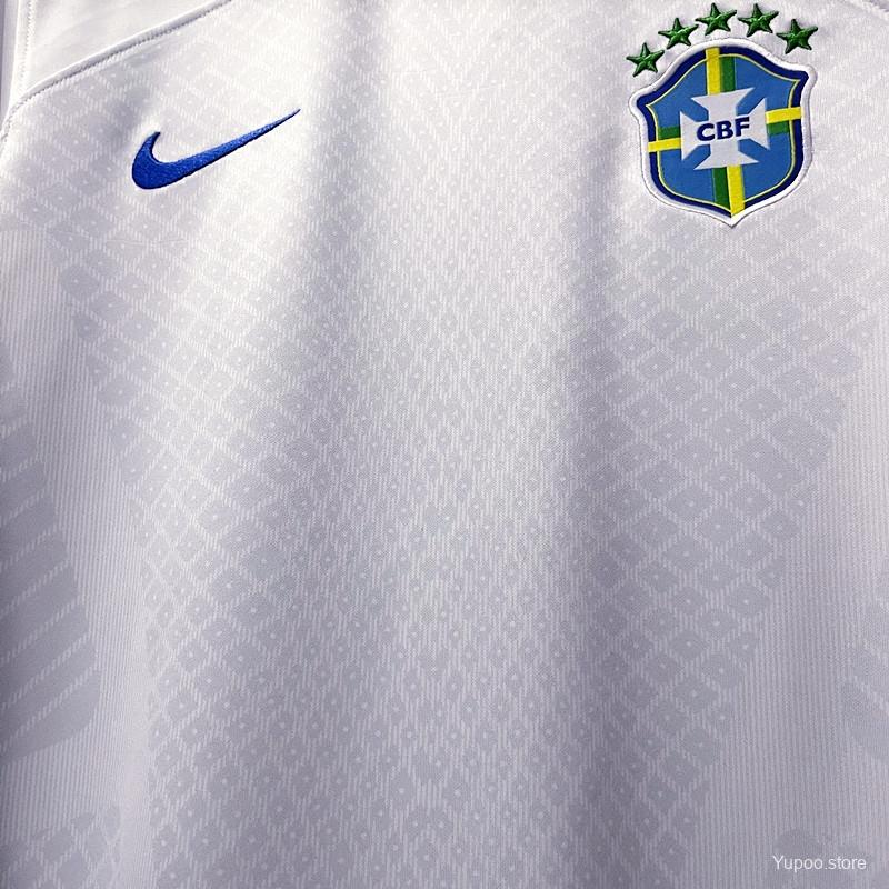 2022 Brazil Away Soccer Jersey