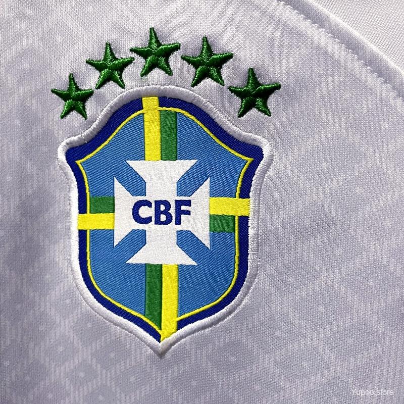 2022 Brazil Away Soccer Jersey