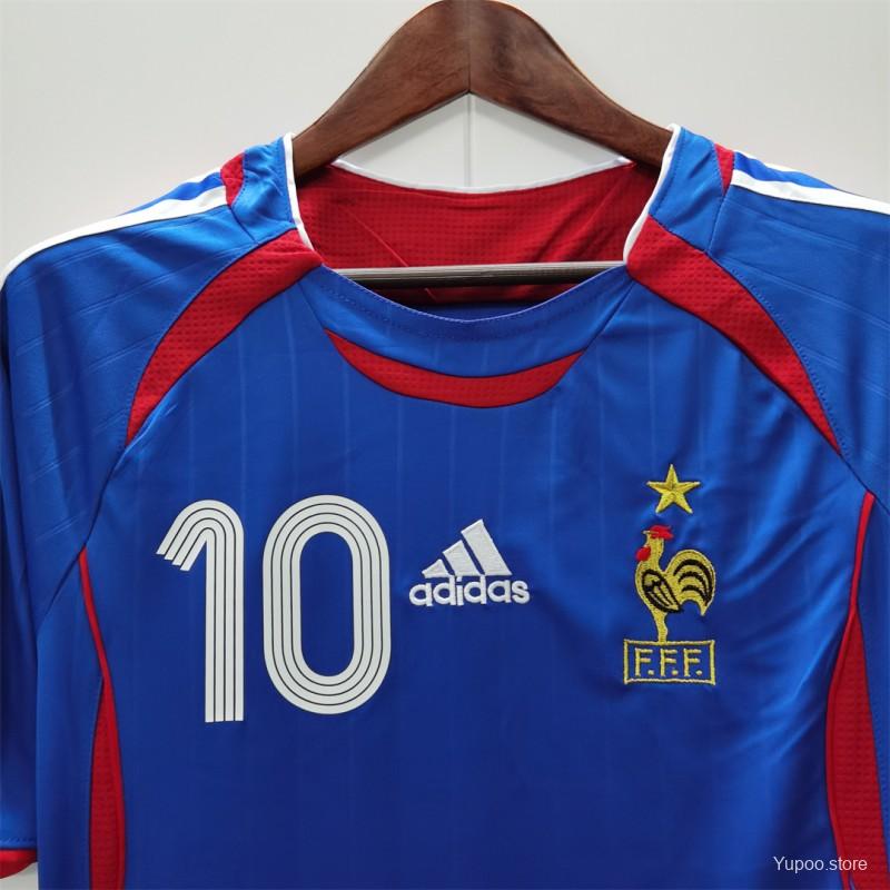 Retro 2006 France Home Jersey