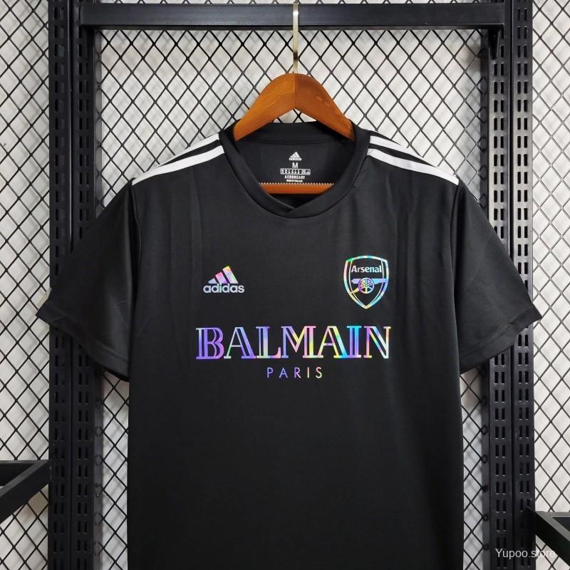 24/25 Arsenal x Balmain Black Training Jersey