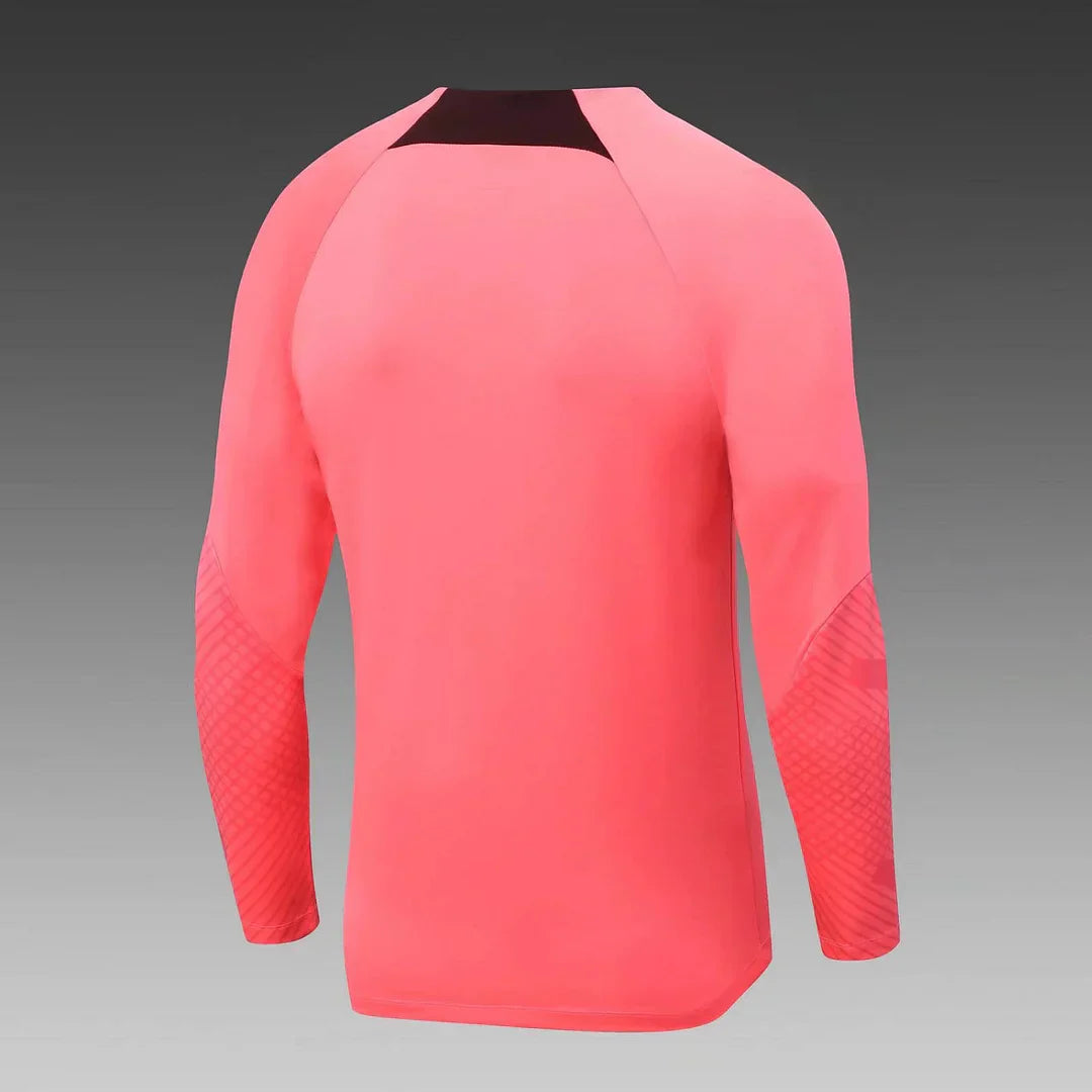 2022/2023 Liverpool Half-Pull Training Suit Pink Jersey