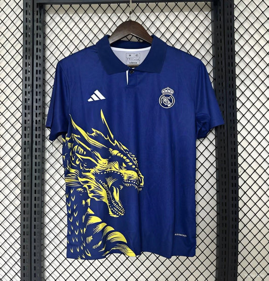 24/25 Real Madrid Yellow Dragon Jersey