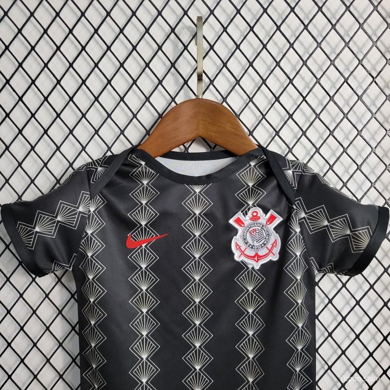 23-24 Baby Corinthians Black Jersey Size 6-18 Month