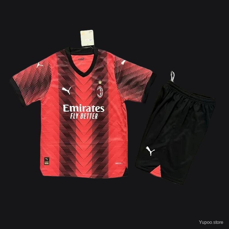 24/25 Kids AC Milan Home Jersey