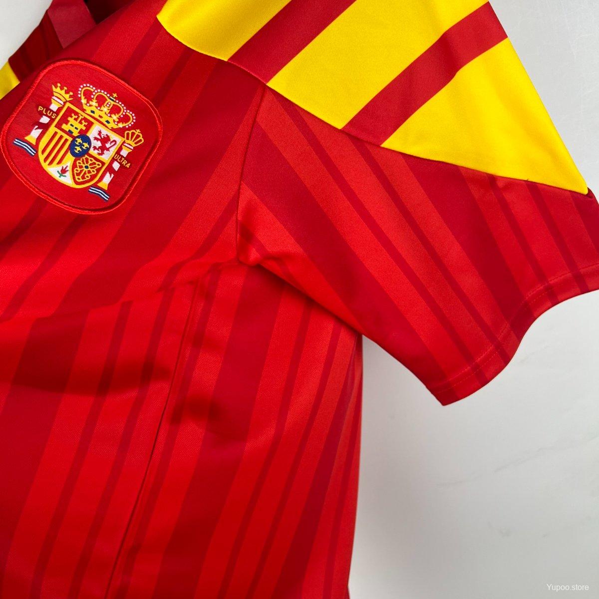 Retro 1992/94 Spain Home Jersey