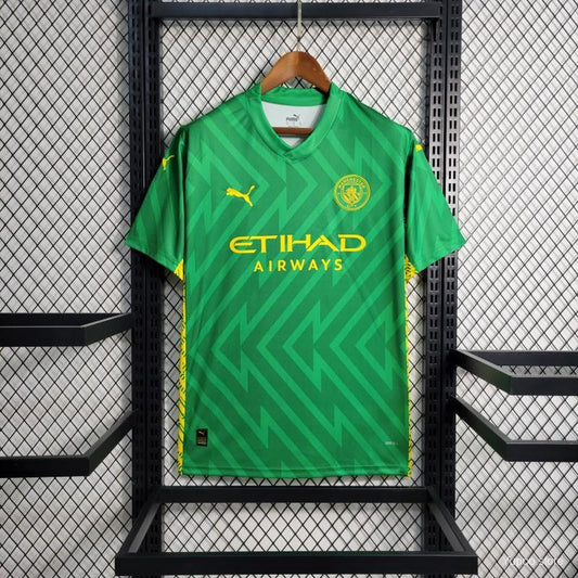 23-24 Manchester City Green Goalkeeper Jersey