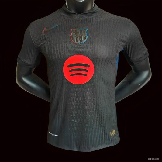 Player Version 24/25 Barcelona Away Black Jersey