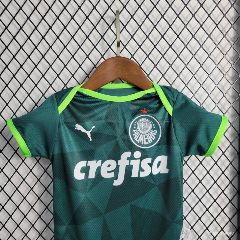 23-24 Baby Palmeiras Home Jersey 9-12 Month