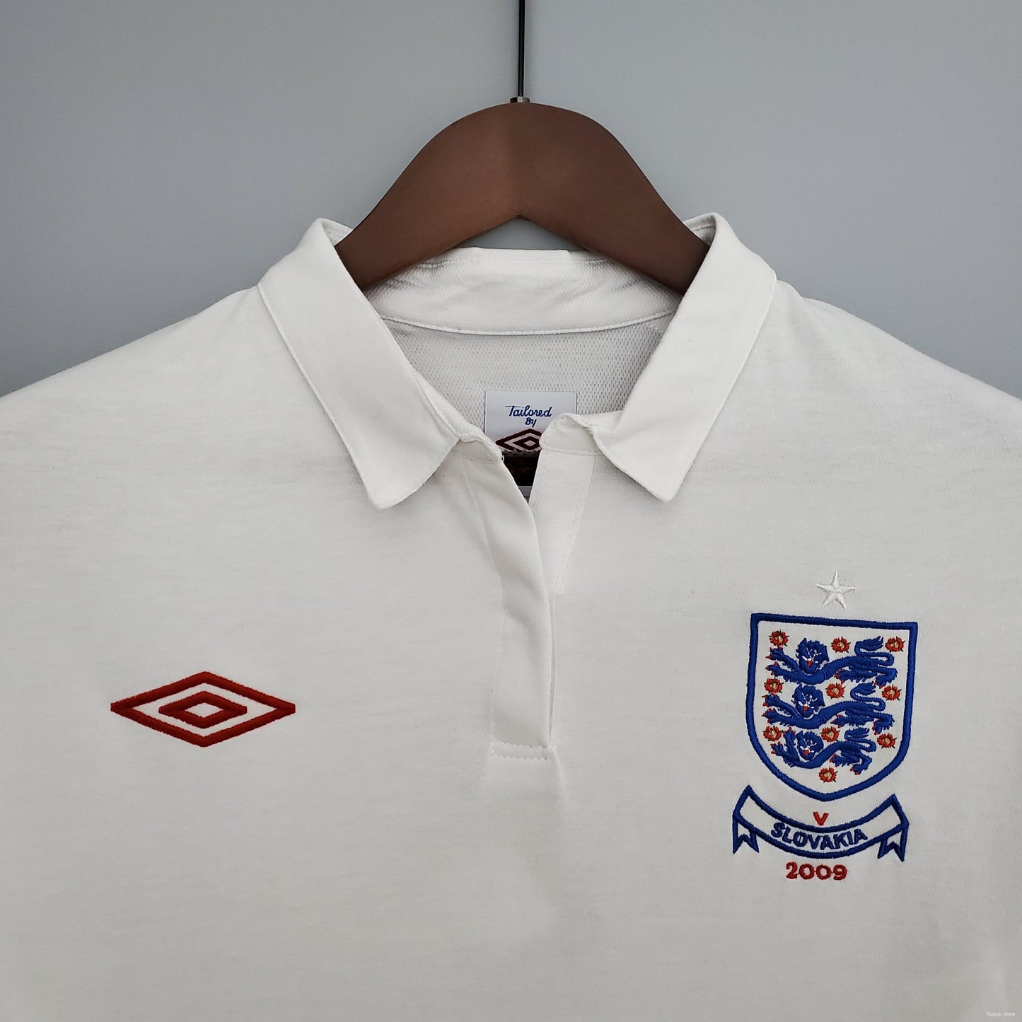 Retro 2010 England home Soccer Jersey