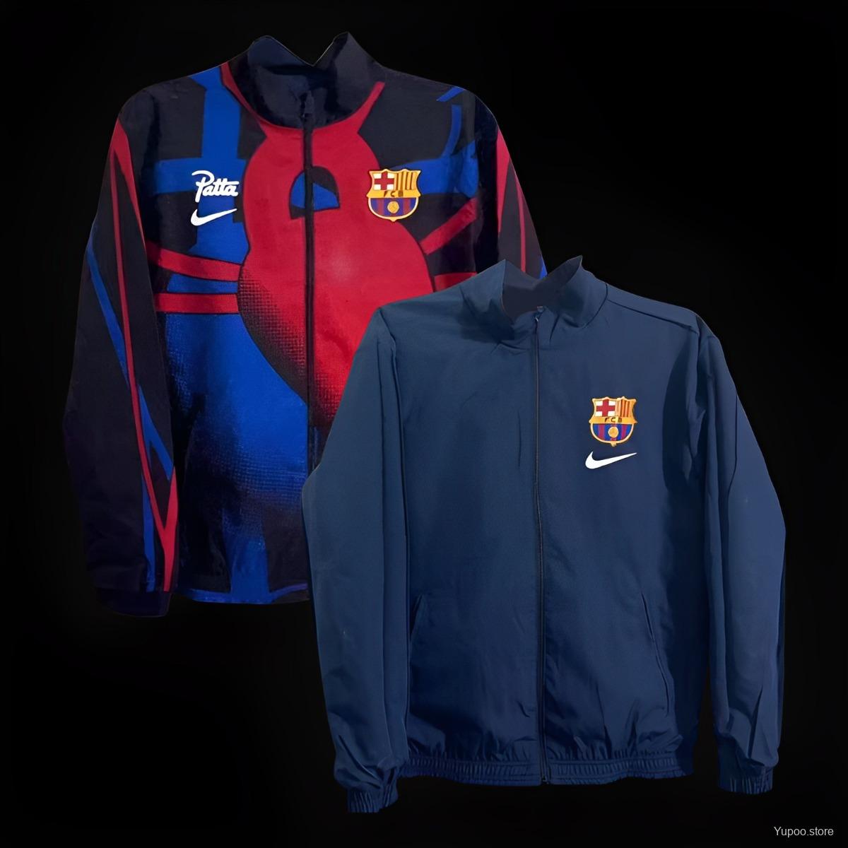 Barcelona Patta Special Edition Pre-Match Reversible Full Zipper Jacket