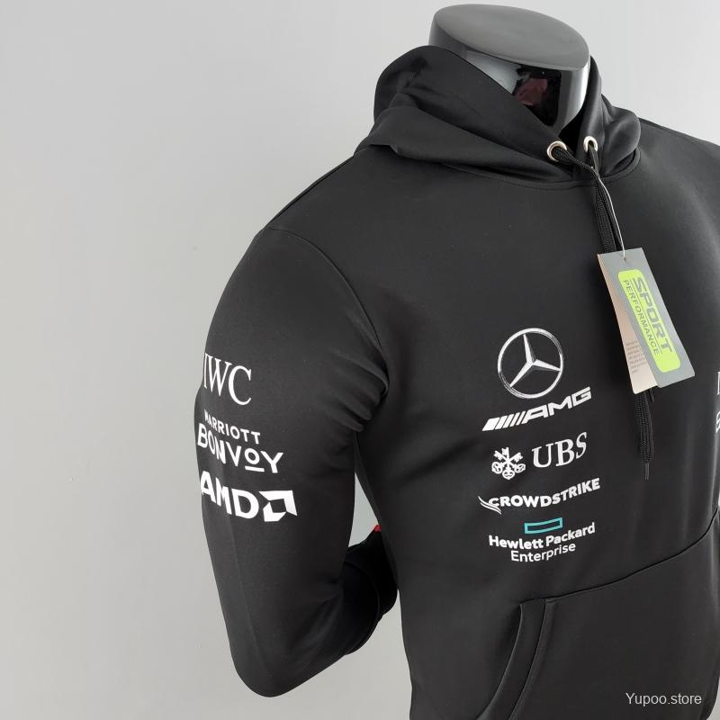 2022 F1 Mercedes AMG Petronas Black Jacket