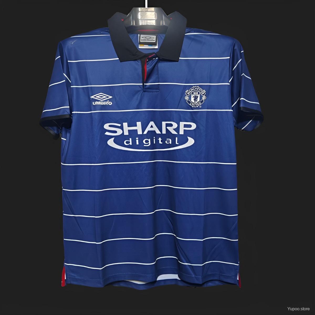 Retro 99/00 Manchester United Third Blue Jersey