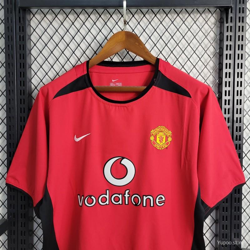 Retro 02/04 Manchester United Home Jersey