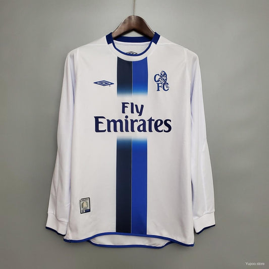 Retro long-sleeved 03/05 Chelsea away Soccer Jersey