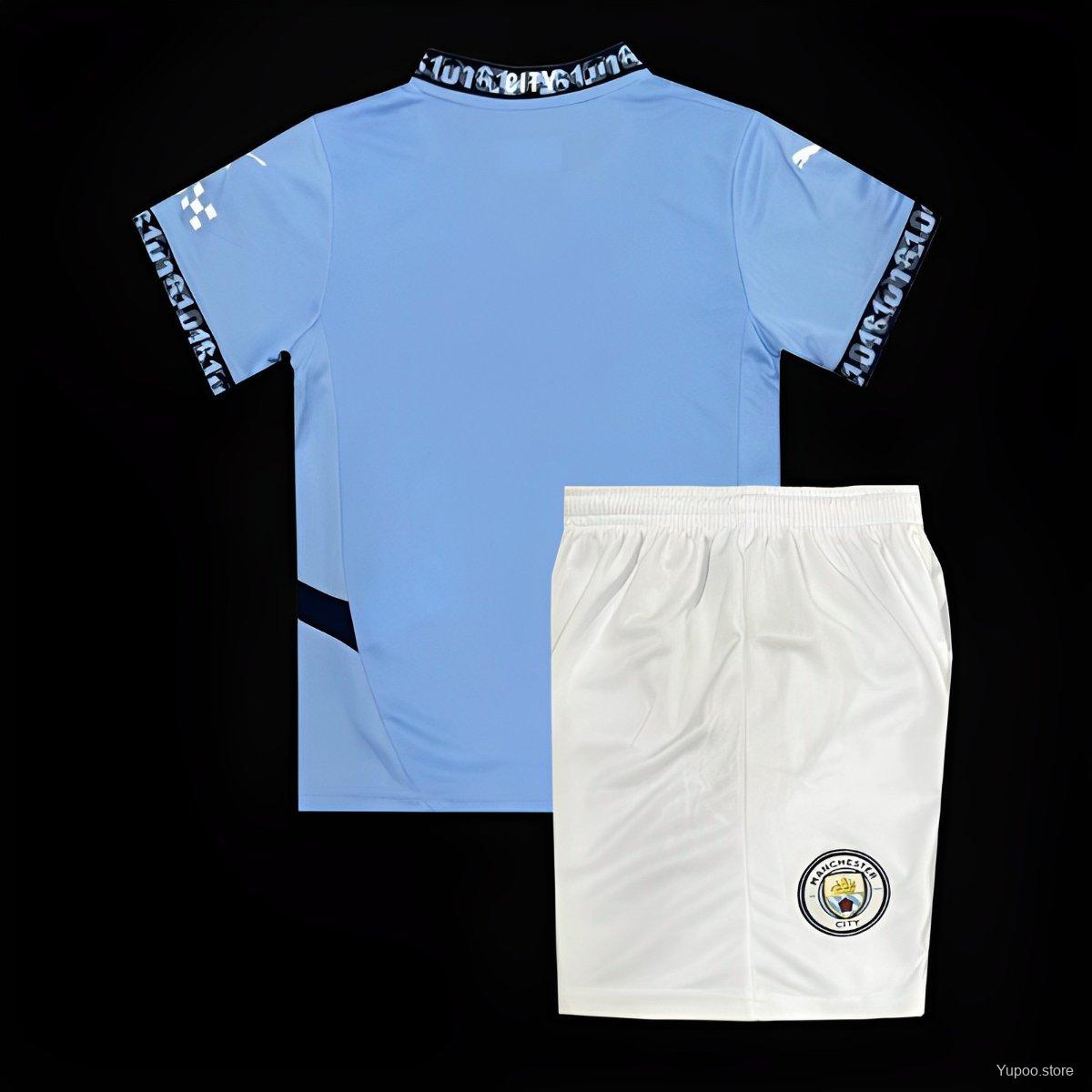 24/25 Kids Manchester City Home Jersey