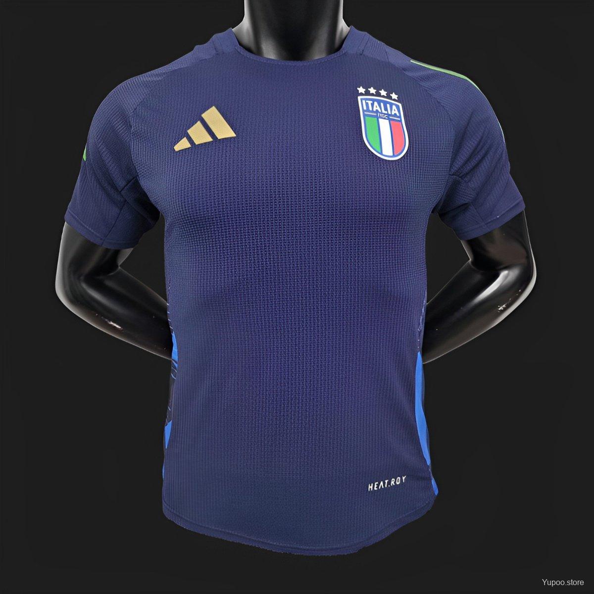 Player Version 2024 Italy Navy Special Jersey