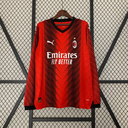 23/24 Long Sleeve AC Milan home