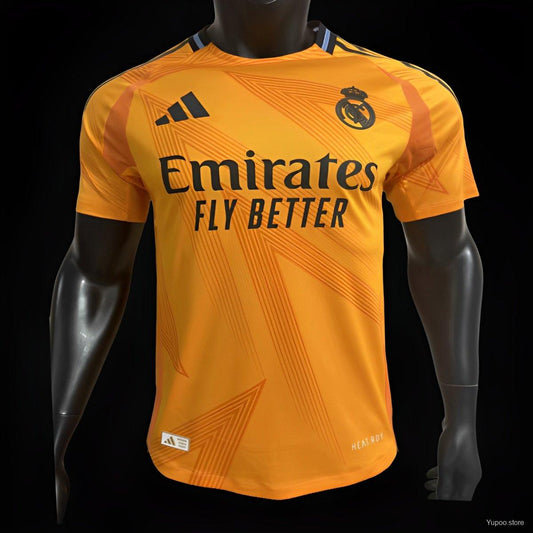 24/25 Real Madrid Away player version orange