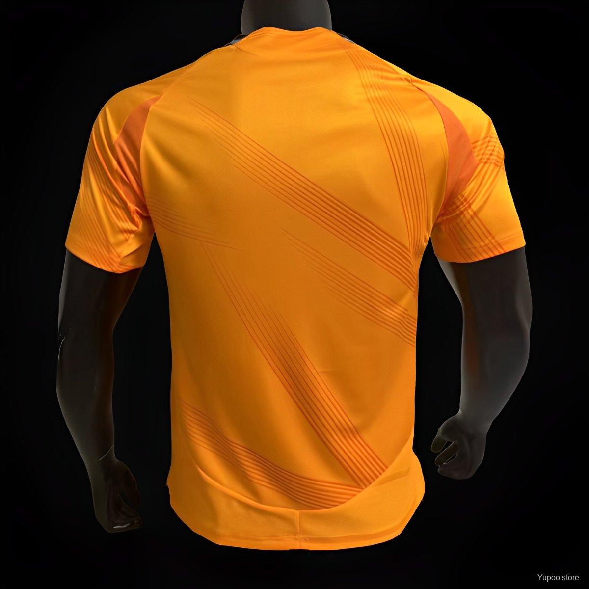 24/25 Real Madrid Away player version orange