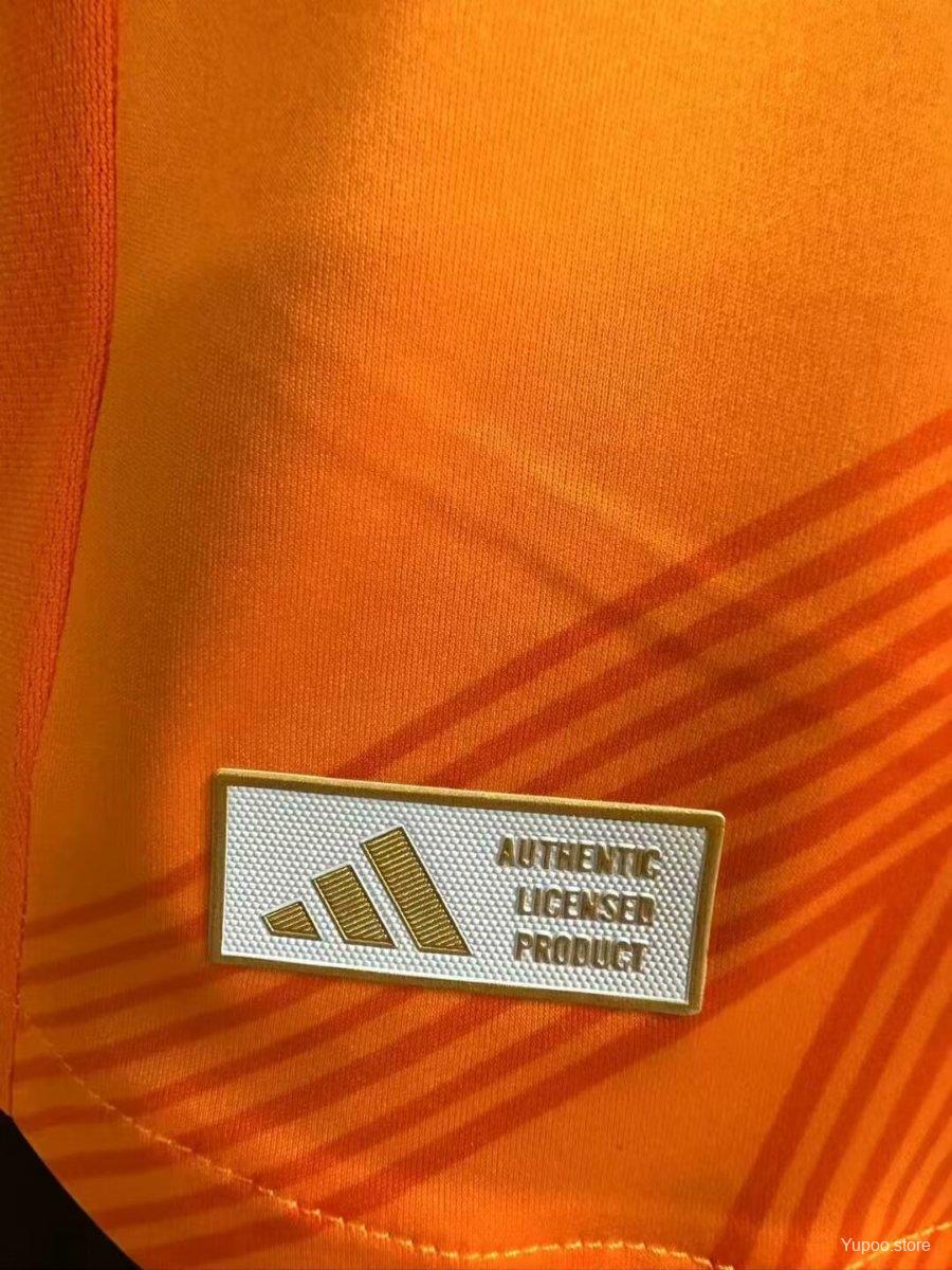 24/25 Real Madrid Away player version orange