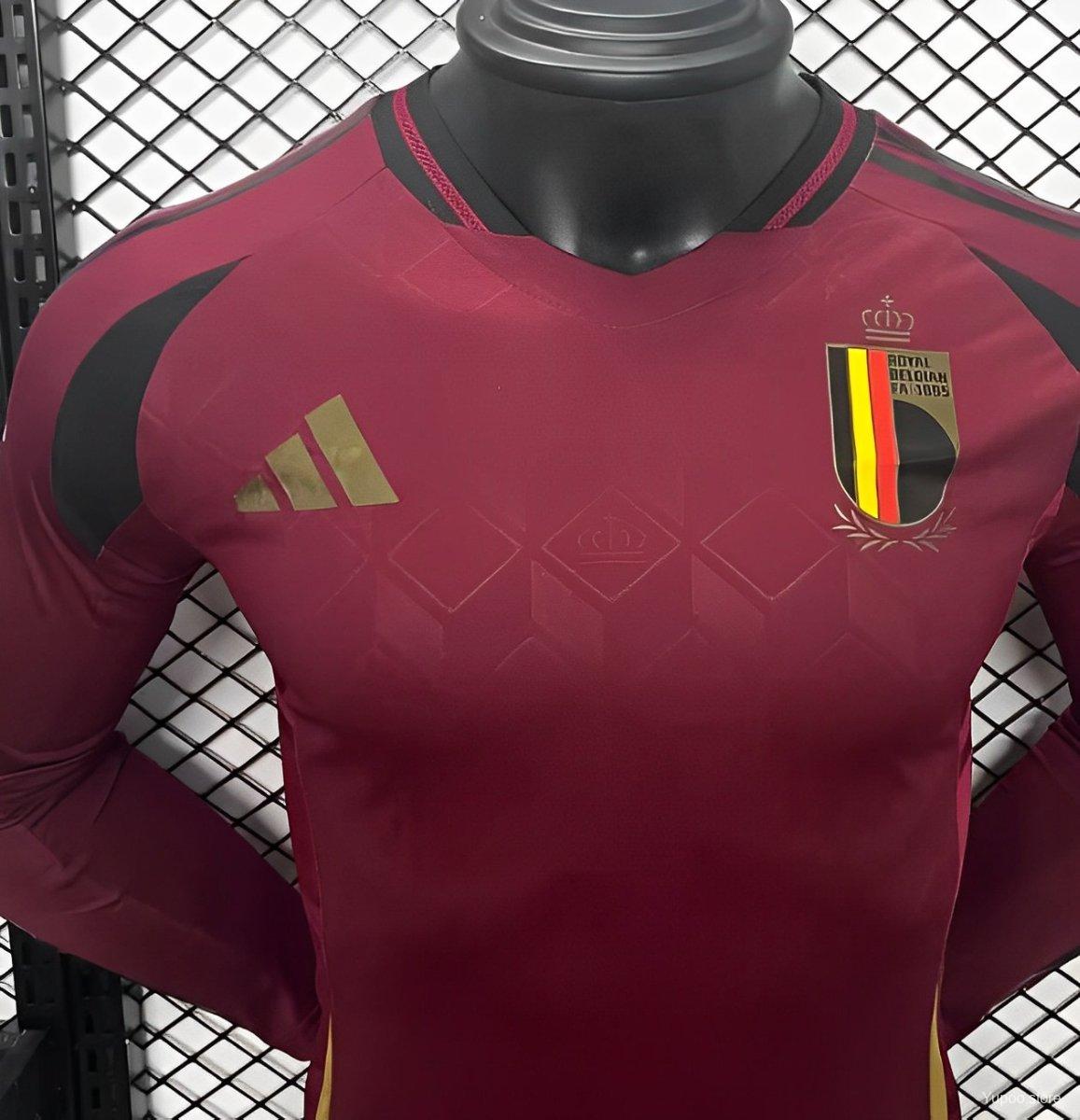 2024 Belgium Home long sleeve player version