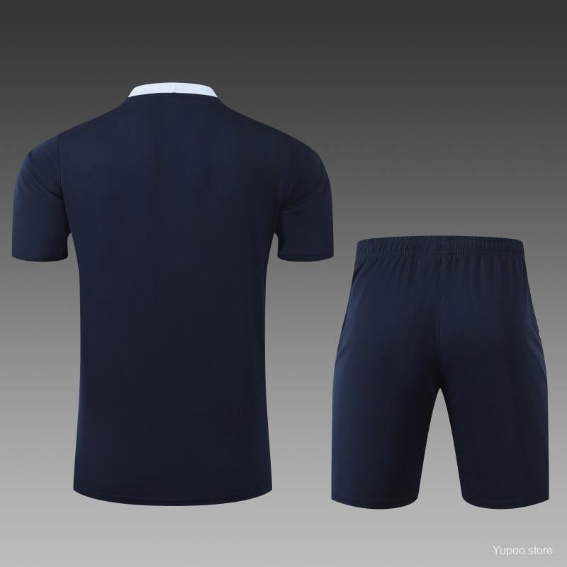 2024 France cotton Navy short