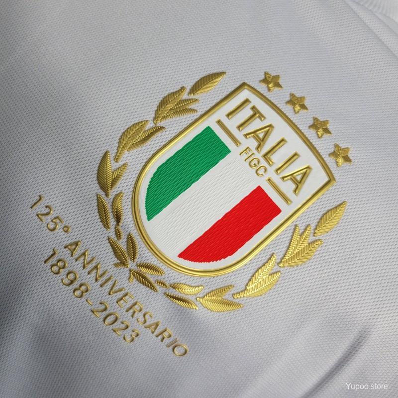 Italy 2023 125th anniversary Edition white jersey