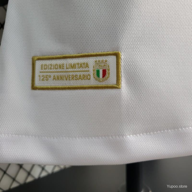 Italy 2023 125th anniversary Edition white jersey