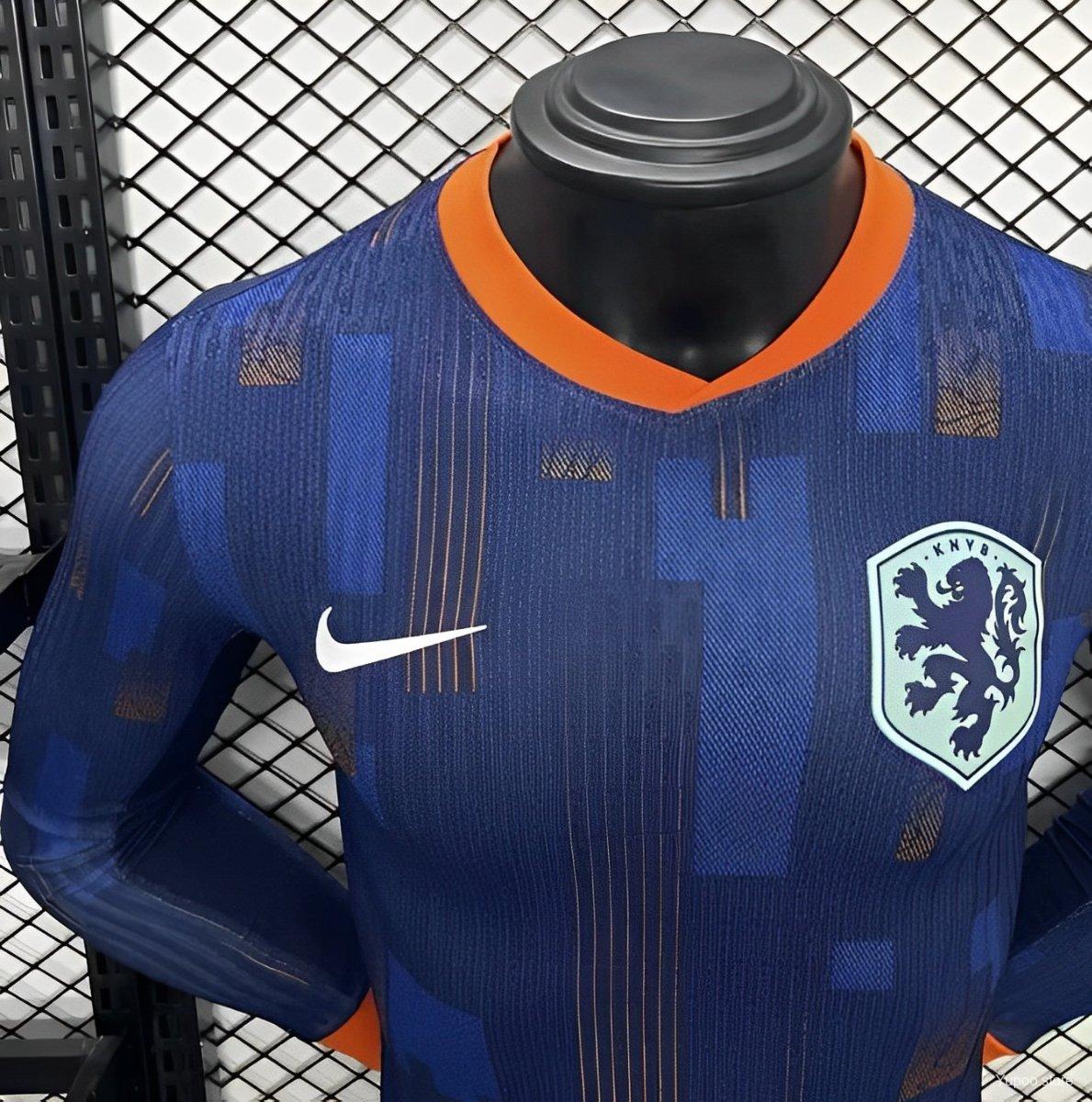 2024 Netherlands Away Long sleeve jersey player version