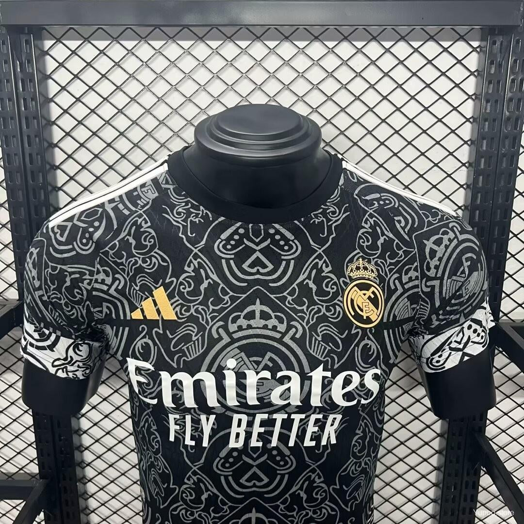 24/25 Real Madrid black special jersey