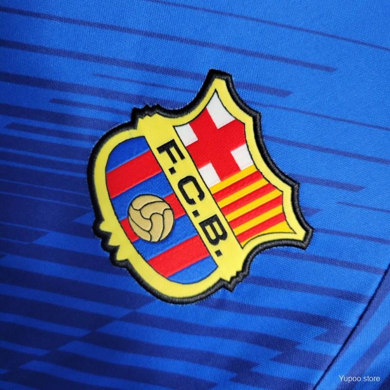 23/24 Barcelona blue pre  match training jersey