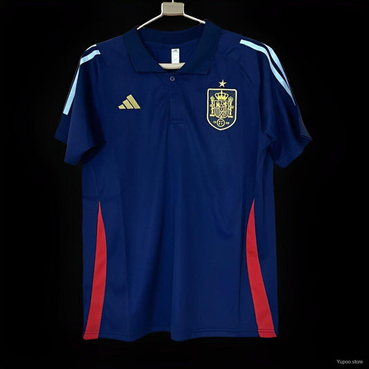 2024 Spain Navy Polo jersey