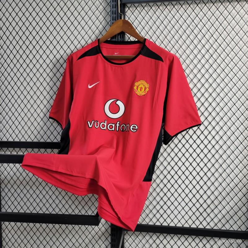 Retro 02/04 Manchester United Home Jersey